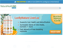 Tablet Screenshot of naturalhealth365store.com